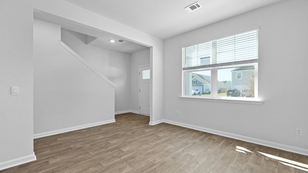 Representative unfurnished interior of a home built from the ELLE by D.R. Horton in Ferry Grove, Lexington (Image 19). Representative unfurnished interior of a home built from the ELLE by D.R. Horton in Ferry Grove, Lexington (Image 19).