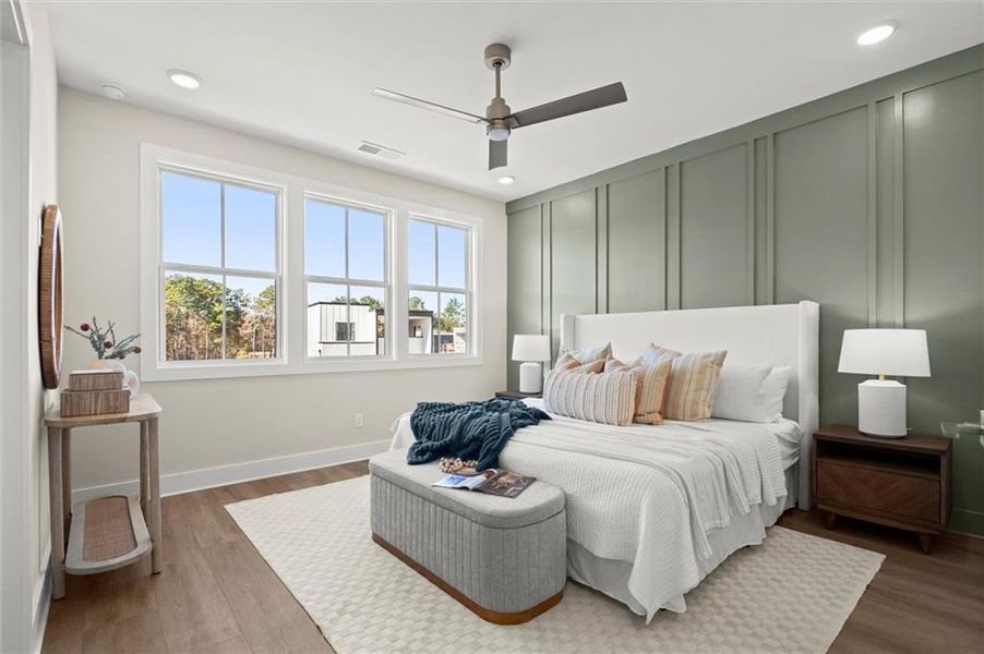 Furnished interior view inside a new home in , Alpharetta (Image 33). Furnished interior view inside a new home in , Alpharetta (Image 33).