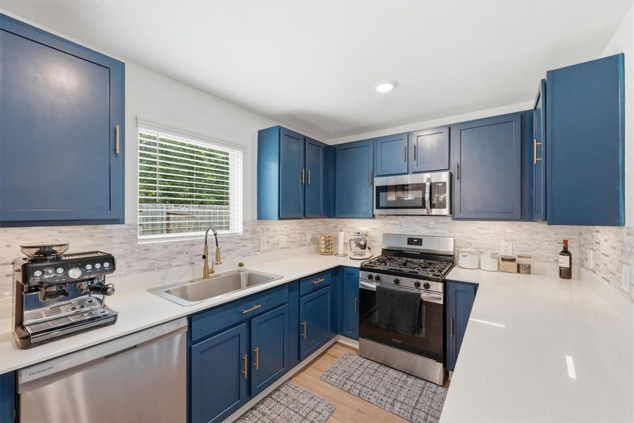 Furnished interior view inside a new home in Pinewood at Grand Texas, New Caney (Image 15).