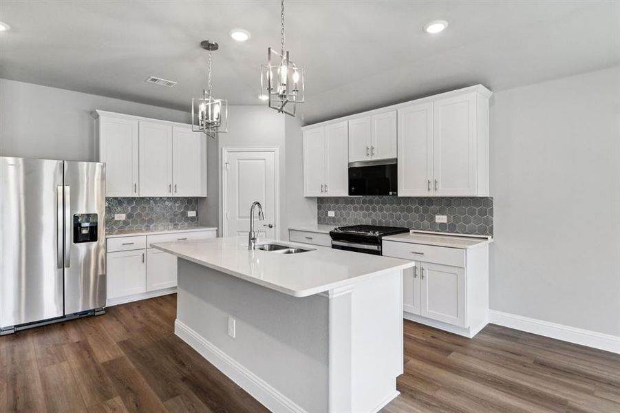 Photo is not of the actual home, but is an inspirational photo of builder’s model home and may depict options, furnishings, and/or decorator features that are not included.