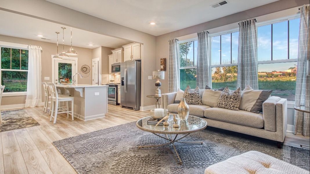 Furnished interior view inside a new home in Kensley Grove, Fuquay Varina (Image 25).