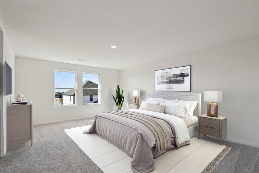 Furnished interior view inside a new home in Gateway Parks, Forney (Image 19). Furnished interior view inside a new home in Gateway Parks, Forney (Image 19).