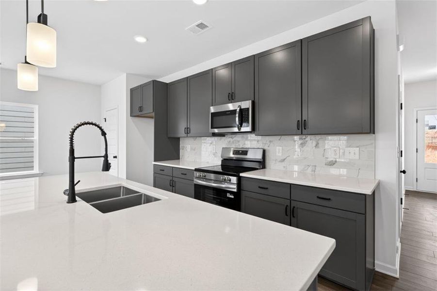 Furnished interior view inside a new home in Sanders Park, Austell (Image 16).