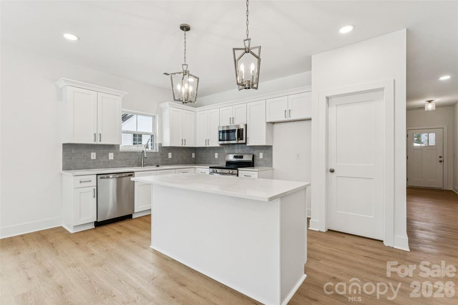 Furnished interior view inside a new home in , Statesville (Image 12).