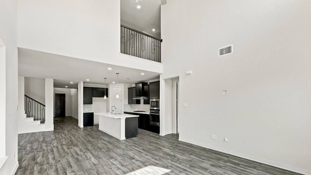 Furnished interior view inside a new home in Wildflower Ranch, Fort Worth (Image 12). Furnished interior view inside a new home in Wildflower Ranch, Fort Worth (Image 12).