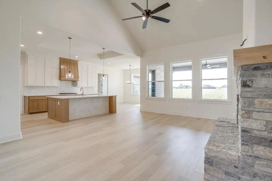 Representative unfurnished interior of a home built from the The Blaire by Elmwood Custom Homes in Hidden Lakes on Mockingbird, Midlothian (Image 53). Representative unfurnished interior of a home built from the The Blaire by Elmwood Custom Homes in Hidden Lakes on Mockingbird, Midlothian (Image 53).