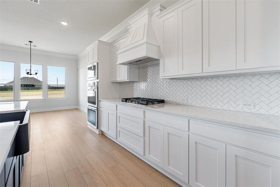 Furnished interior view inside a new home in Creekview Addition, Van Alstyne (Image 11). Furnished interior view inside a new home in Creekview Addition, Van Alstyne (Image 11).