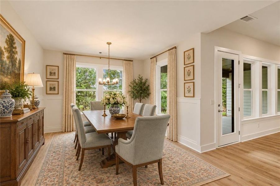 Furnished interior view inside a new home in Bay Creek Overlook, Loganville (Image 15).