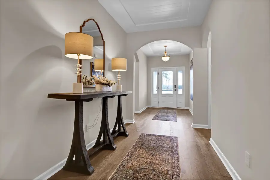 Representative furnished interior of a home built from the Edgewood - Premier Collection by Mungo Homes in Arcadia, Myrtle Beach (Image 3).