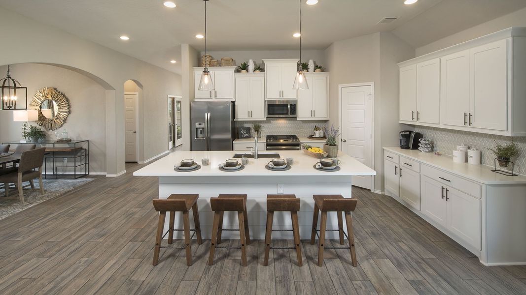 Representative furnished interior of a home built from the 2026W by Perry Homes in Veramendi, New Braunfels (Image 18).