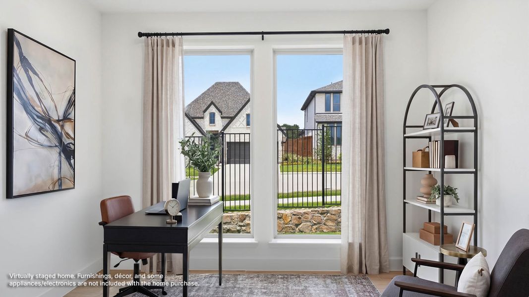 Furnished interior view inside a new home in The Heights at Uptown Celina, Celina (Image 10).