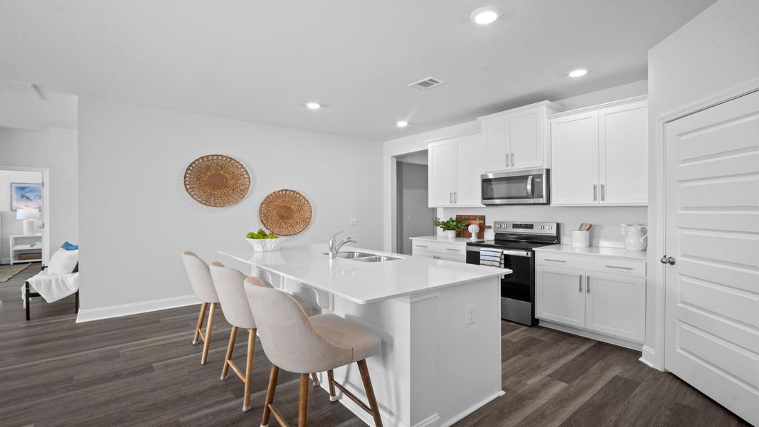 Furnished interior view inside a new home in The Pines at New Hampstead, Savannah (Image 3).