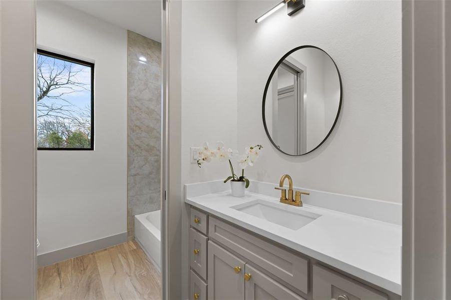 Furnished interior view inside a new home in , Malakoff (Image 14).