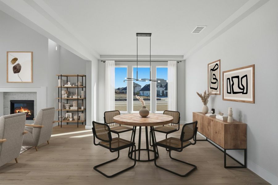 Furnished interior view inside a new home in Quail Hollow, Rockwall (Image 17).