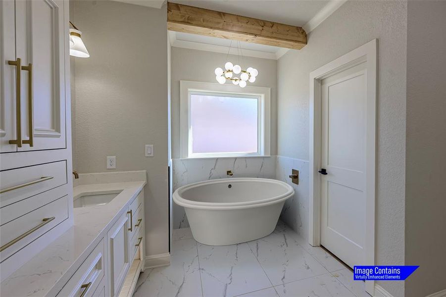 Furnished interior view inside a new home in , Bullard (Image 13).