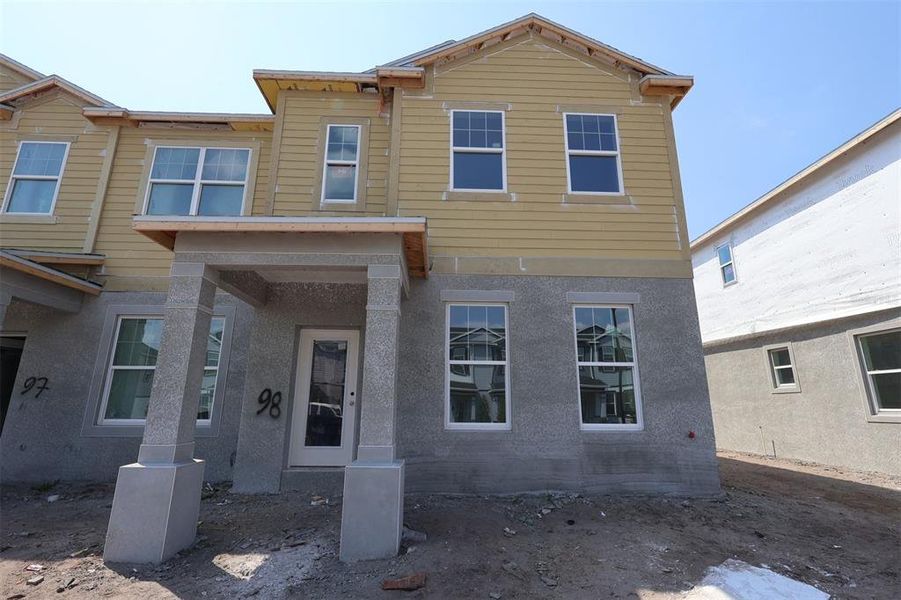 In-progress construction of a new home in Center Lake on the Park, St. Cloud, FL (Image 5).