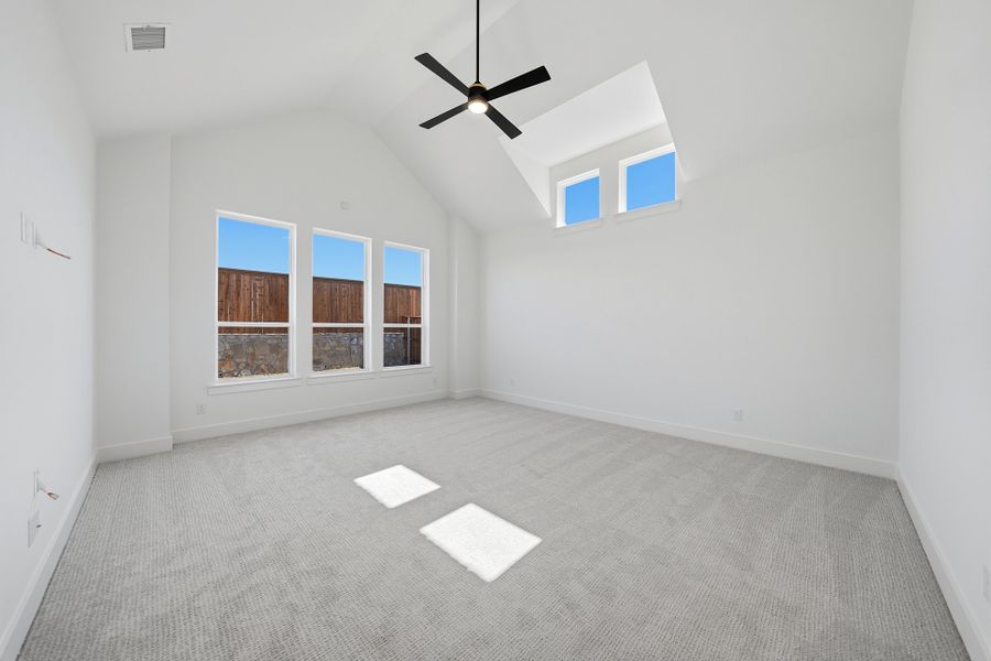 Spacious, unfurnished interior of a new home in Park Place - 80' Lots, Prosper (Image 26).