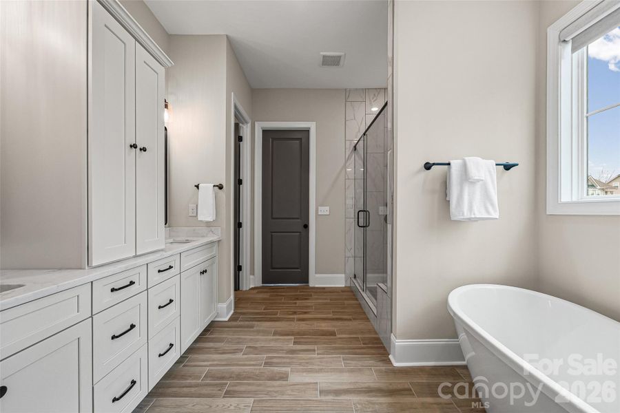 Furnished interior view inside a new home in , Charlotte (Image 14).