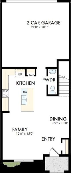 2D floor plan layout of this home in Palmeras at Crossprairie – The Palms Collection, St. Cloud, FL (Image 1). 2D floor plan layout of this home in Palmeras at Crossprairie – The Palms Collection, St. Cloud, FL (Image 1).