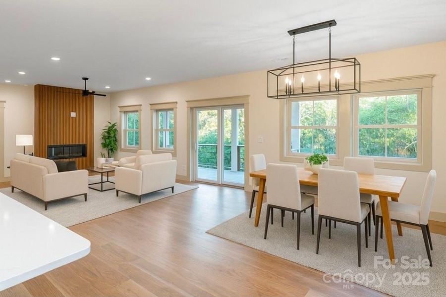 Furnished interior view inside a new home in , Asheville (Image 9). Furnished interior view inside a new home in , Asheville (Image 9).