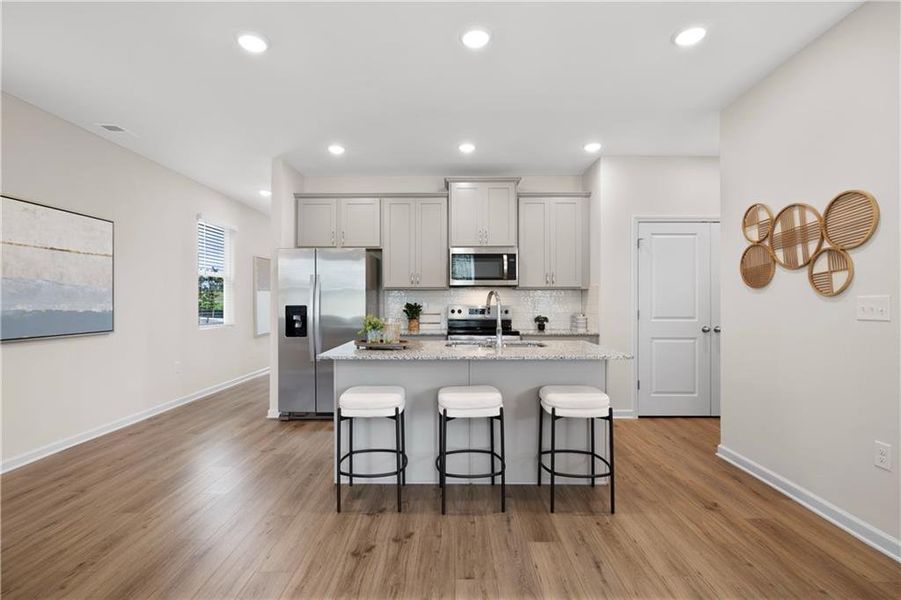 Furnished interior view inside a new home in Walden Park – The Retreat, Jonesboro (Image 28).