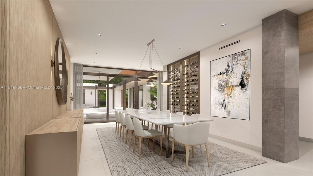 Furnished interior view inside a new home in , Pinecrest (Image 9).