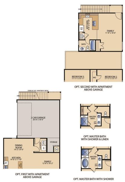 2D floor plan layout of this home in Easton Park, Austin, TX (Image 6). 2D floor plan layout of this home in Easton Park, Austin, TX (Image 6).