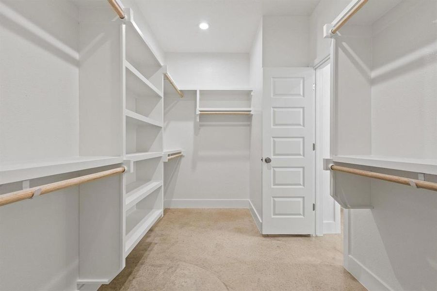 View of spacious closet