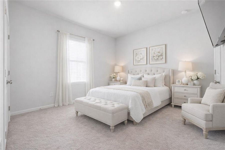 Furnished interior view inside a new home in , McDonough (Image 17).