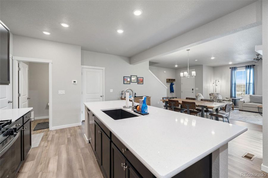 Furnished interior view inside a new home in , Colorado Springs (Image 37). Furnished interior view inside a new home in , Colorado Springs (Image 37).