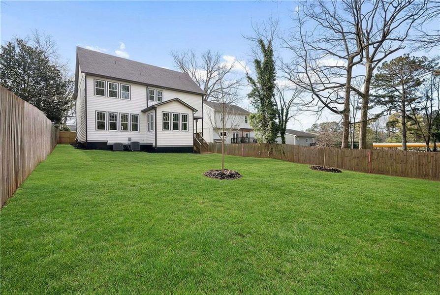 Exterior details and patio area of a home in , Atlanta (Image 3). Exterior details and patio area of a home in , Atlanta (Image 3).
