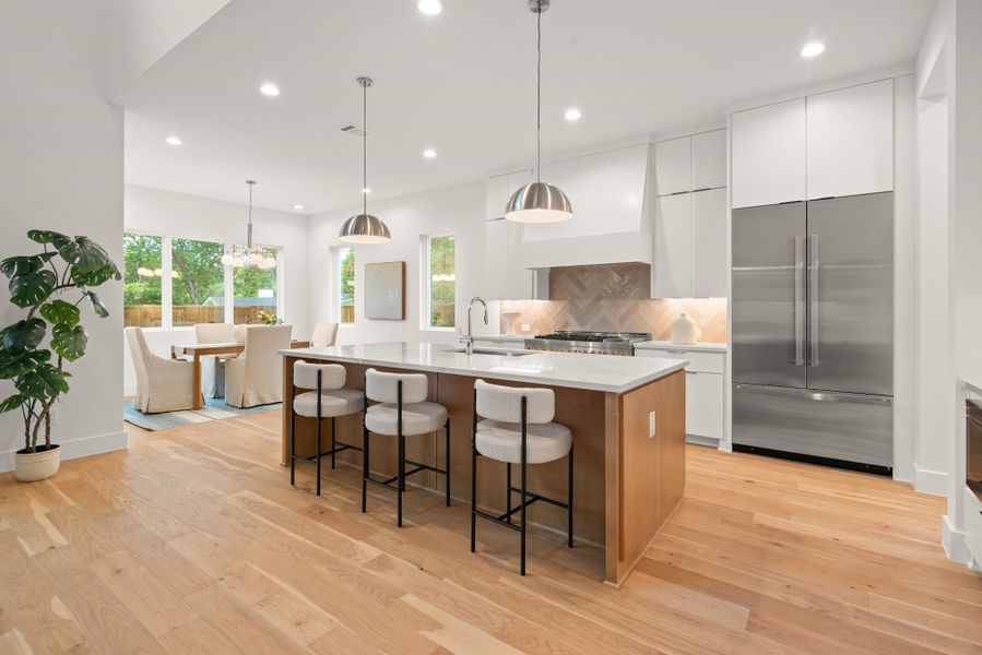 Furnished interior view inside a new home in , Dallas (Image 4).