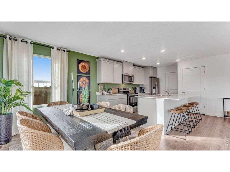 Furnished interior view inside a new home in Prairie Song, Windsor (Image 26).