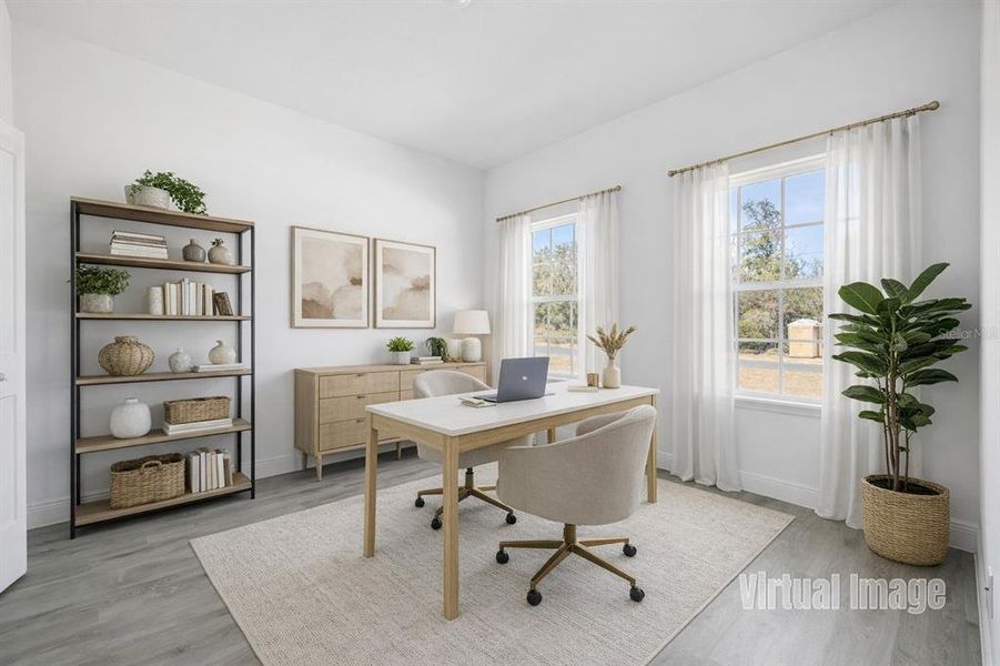 Furnished interior view inside a new home in , Citrus Springs (Image 6).
