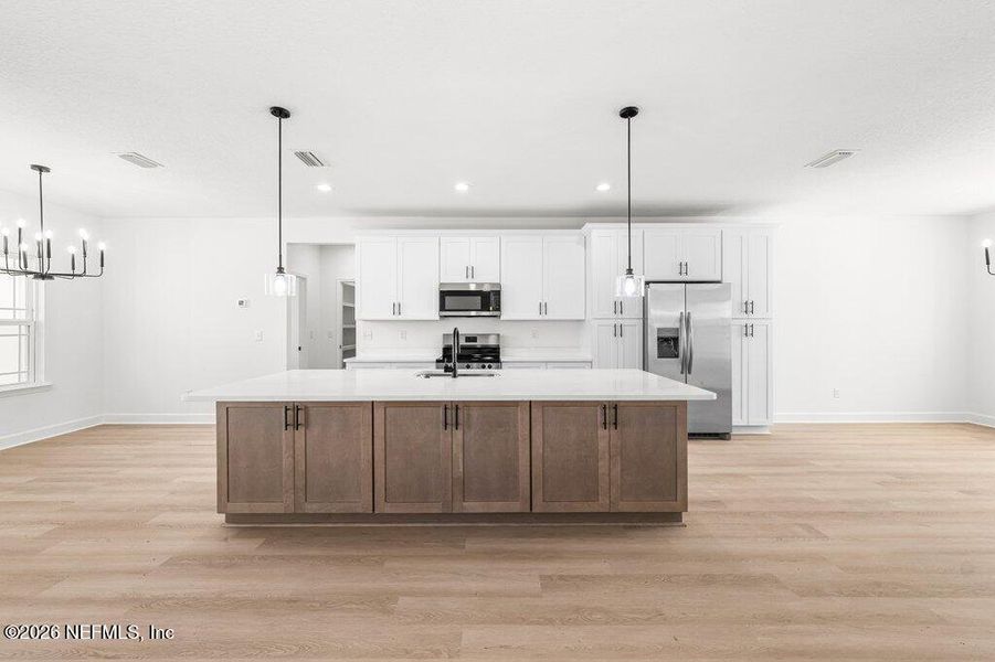 Furnished interior view inside a new home in , Starke (Image 11).