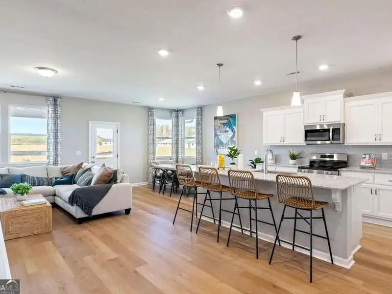 Furnished interior view inside a new home in Ivy Glen, Perry (Image 4).