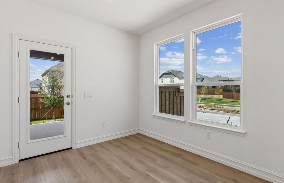Spacious, unfurnished interior of a new home in Pinnacle at Legacy Hills, Celina (Image 10). Spacious, unfurnished interior of a new home in Pinnacle at Legacy Hills, Celina (Image 10).