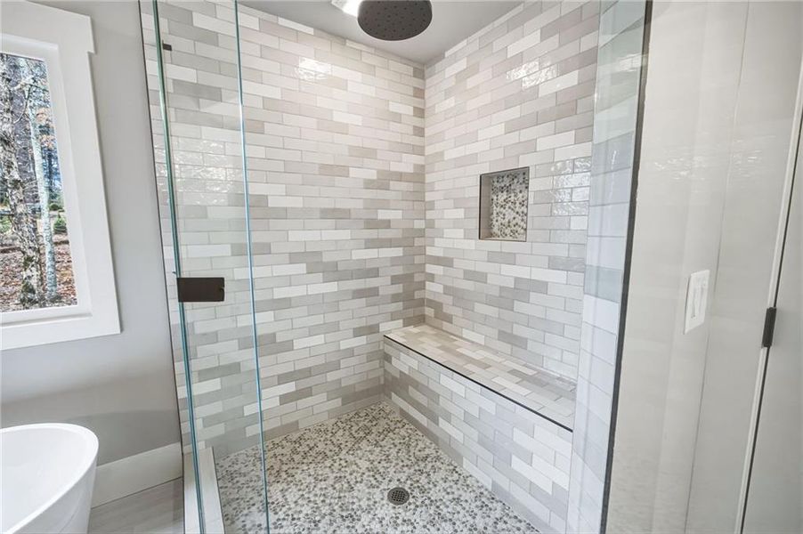 Close-up of interior finishes inside a home in , Canton (Image 24).