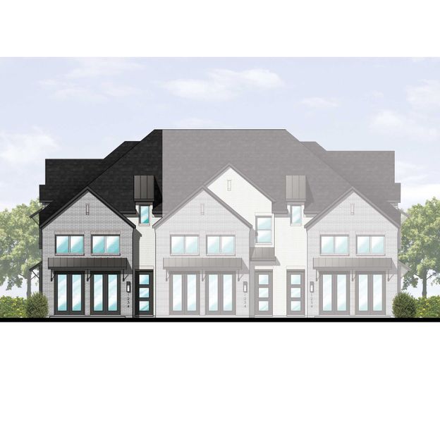 Representative Elevation - some options shown