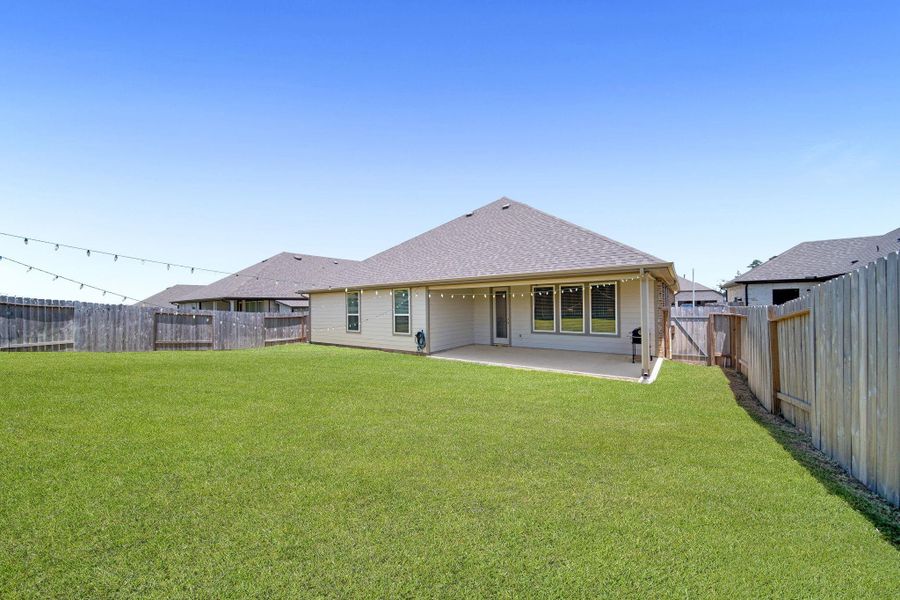 Imagine the endless possibilities: a pool, an outdoor kitchen, a playscape.  The options are limitless.