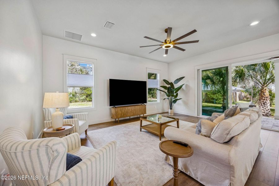Furnished interior view inside a new home in , Fernandina Beach (Image 5).