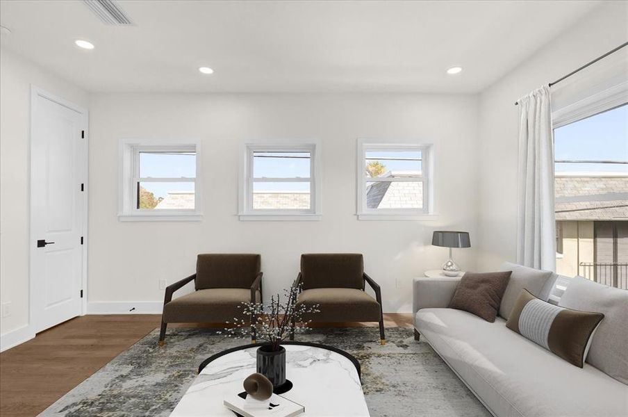 Furnished interior view inside a new home in , Orlando (Image 42).