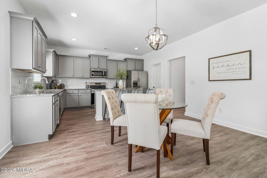 Furnished interior view inside a new home in Robins Estates, Warner Robins (Image 12).