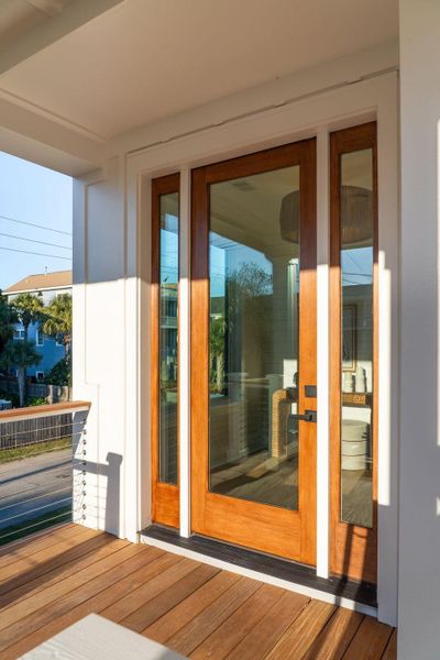 Exterior details and patio area of a home in , Isle Of Palms (Image 41). Exterior details and patio area of a home in , Isle Of Palms (Image 41).