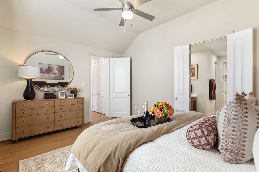 Representative Primary Bedroom - some options shown