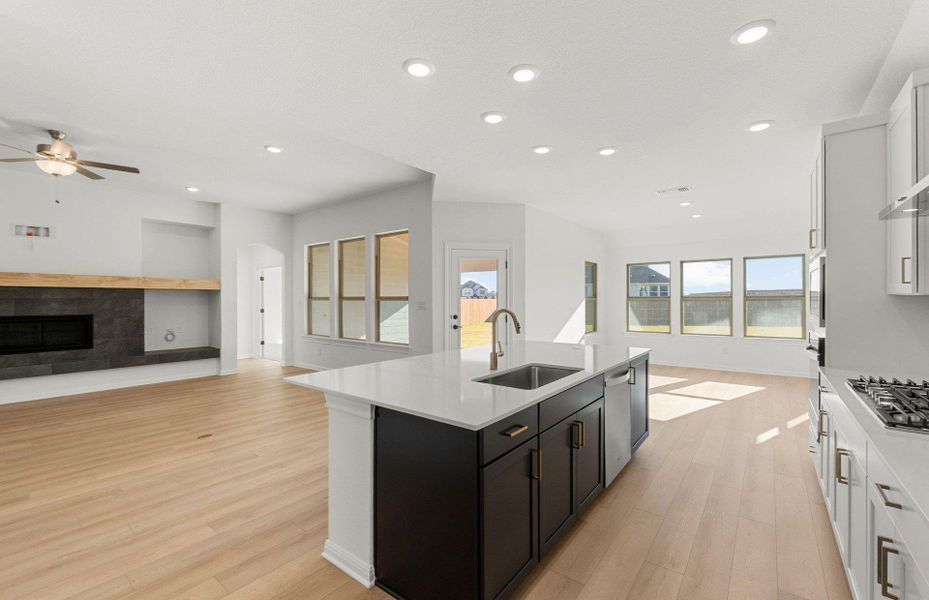 Furnished interior view inside a new home in Saddleback at Santa Rita Ranch, Liberty Hill (Image 8).