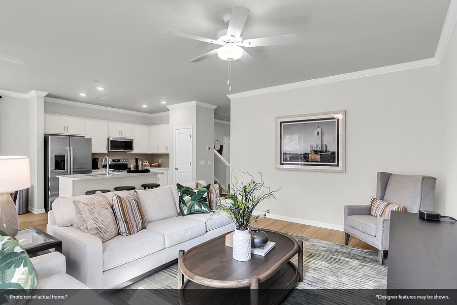 Furnished interior view inside a new home in Central Creek, Goose Creek (Image 28).