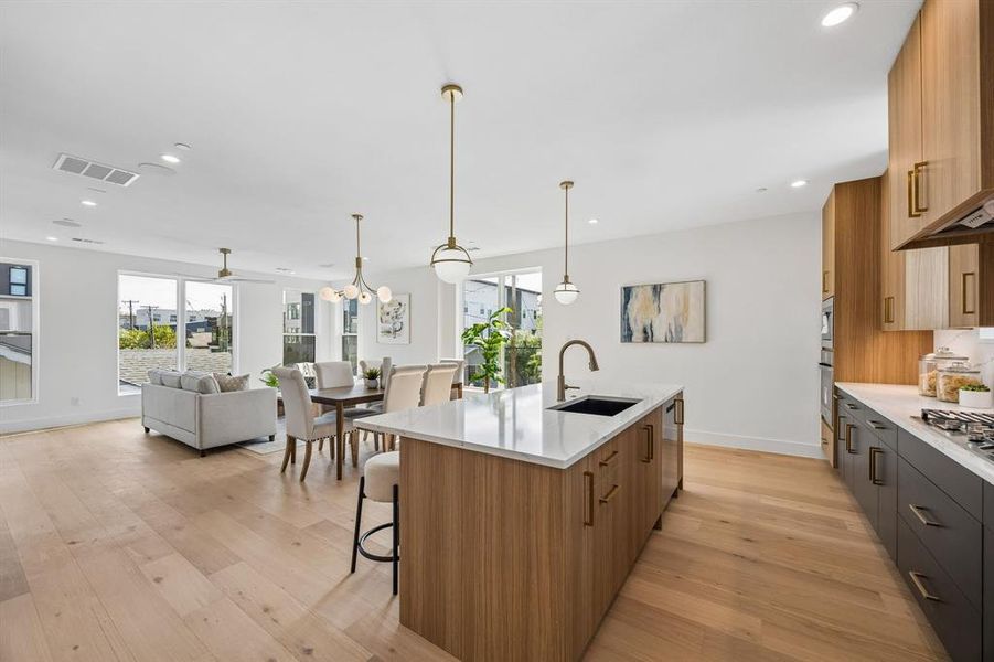 Furnished interior view inside a new home in , Dallas (Image 31). Furnished interior view inside a new home in , Dallas (Image 31).