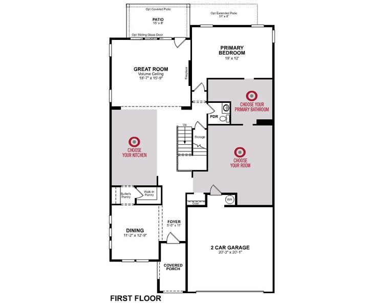 2D floor plan layout for the Shelby by Beazer Homes in Wisteria at GreenHouse, Marietta, GA (Image 4). 2D floor plan layout for the Shelby by Beazer Homes in Wisteria at GreenHouse, Marietta, GA (Image 4).