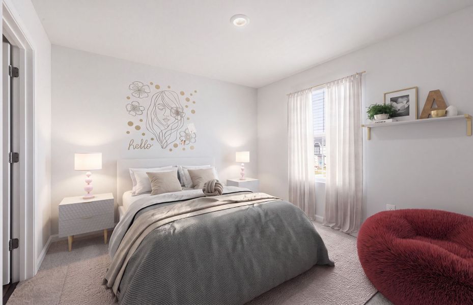 Representative furnished interior of a home built from the Starling by Centex in Carpenter Falls, Durham (Image 31).